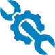 A blue wrench icon representing Athena Services on a green background.